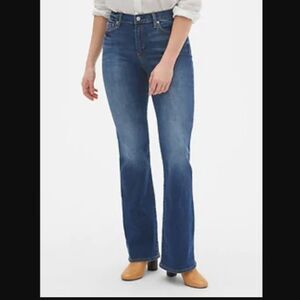 Vintage 2000s GAP Long & Lean Dark Denim Jeans 16R